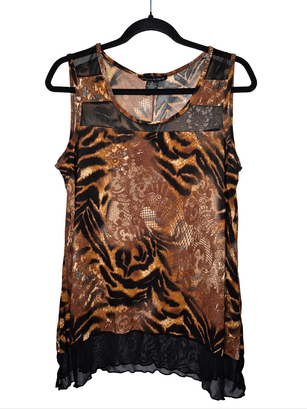 Suzie in the City Flowy Asymmetrical Tank Top